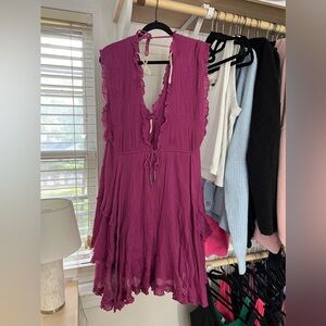 Free people Antoinette mini dress